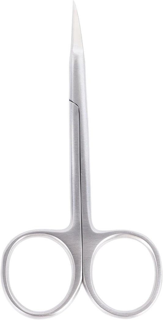 Professional Precise Pointed Tip Cuticle Scissors Stainless Steel Curved Blade Manicure Scissors for Home Nail Salon