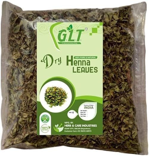 D4D Dry Henna Mehandi Leaves 100% Natural & Organic Henna Leaves 200gm