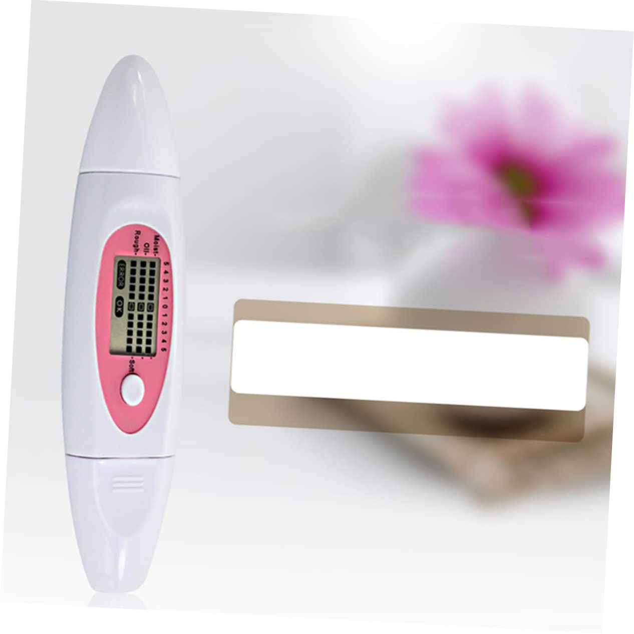 NOLITOY 2pcs 3 1 Moisture Meter Skin Analyzer Facial Moisture Oil Meter Oil Sensor Analyzer Facial Water Analyzer 3 in 1 Facial Moisture Oil Tester Test Pen White Triple