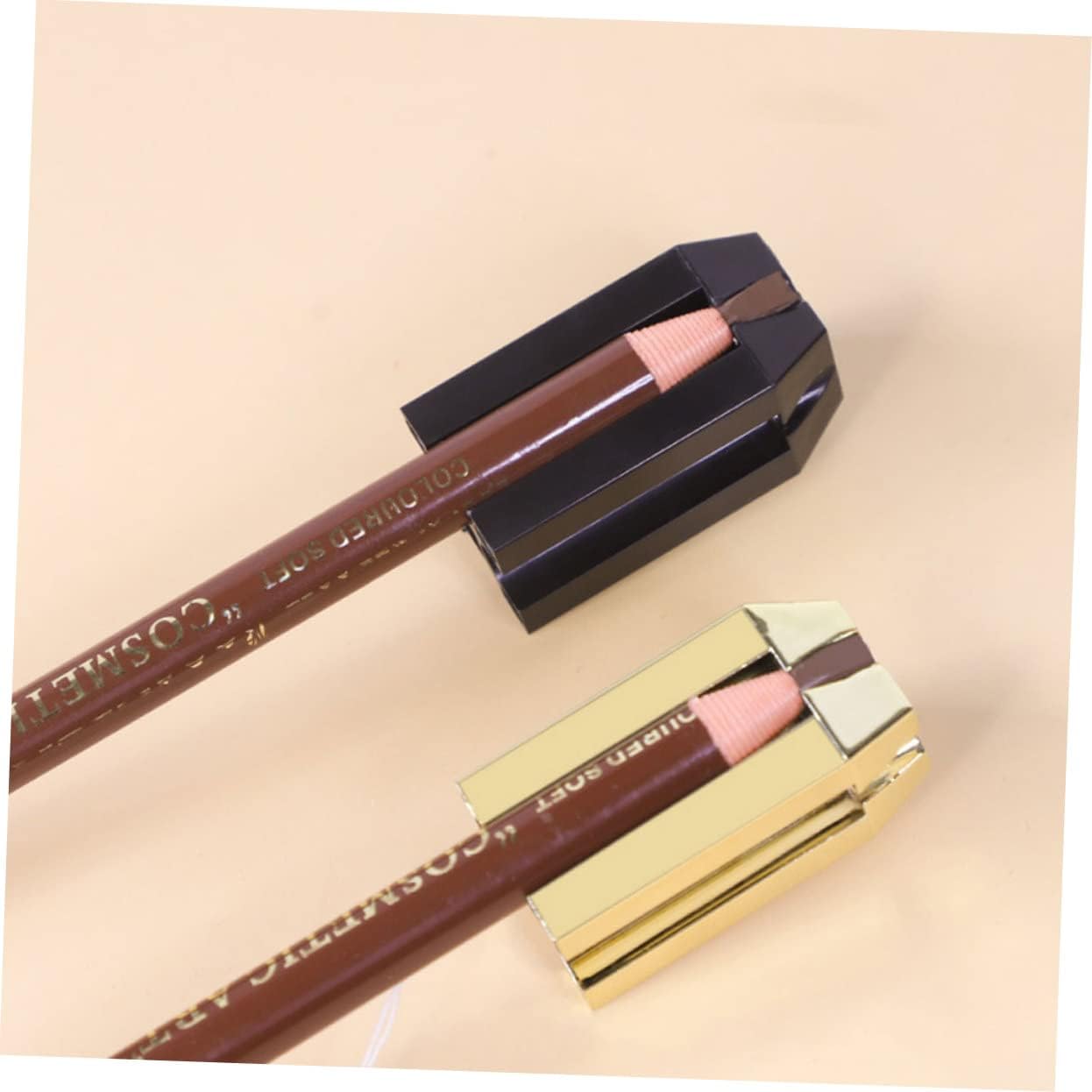 Ipetboom 2pcs Sharpener Makeup Accessories Makeup Gadgets Makeup Tool Makeup Eyeliner Blade Lip Pocket Tools Cosmetic Tool Eyeliner Pencil Miss Manual Plastic Eyebrow Pencil