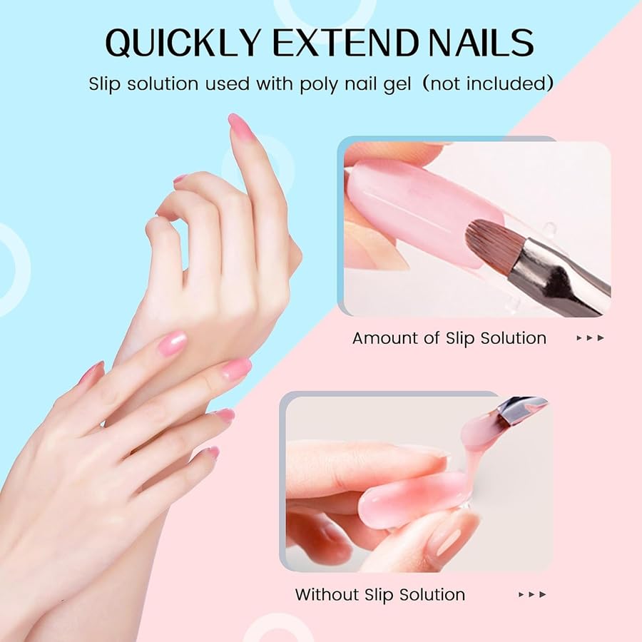 AIJIMEI Poly Gel Nail Kit 10 Colors Poly Nail Gel Kit Long Lasting Poly Gel Color Starter Poly Nail Extension Gel Kit with Manicure Tools for Beginner 15ml