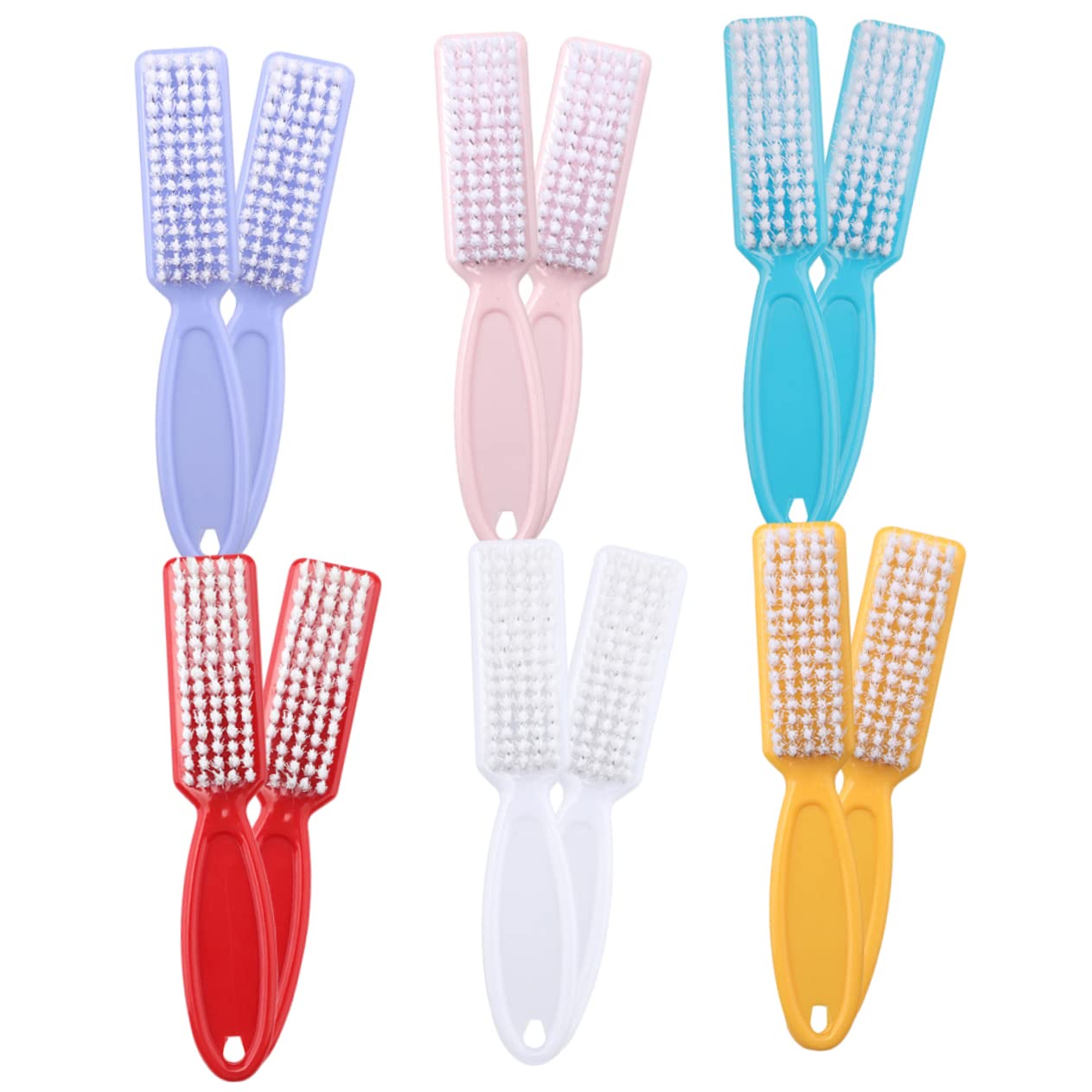 FRCOLOR 96 Pcs Nail Brush Cleaning Brush Hand Massage Brush Toes Manicure Tools Nail Cleaning Brush Nail Brush Cleaners Nail Cleaners Multi-functional Brush Household Supplies