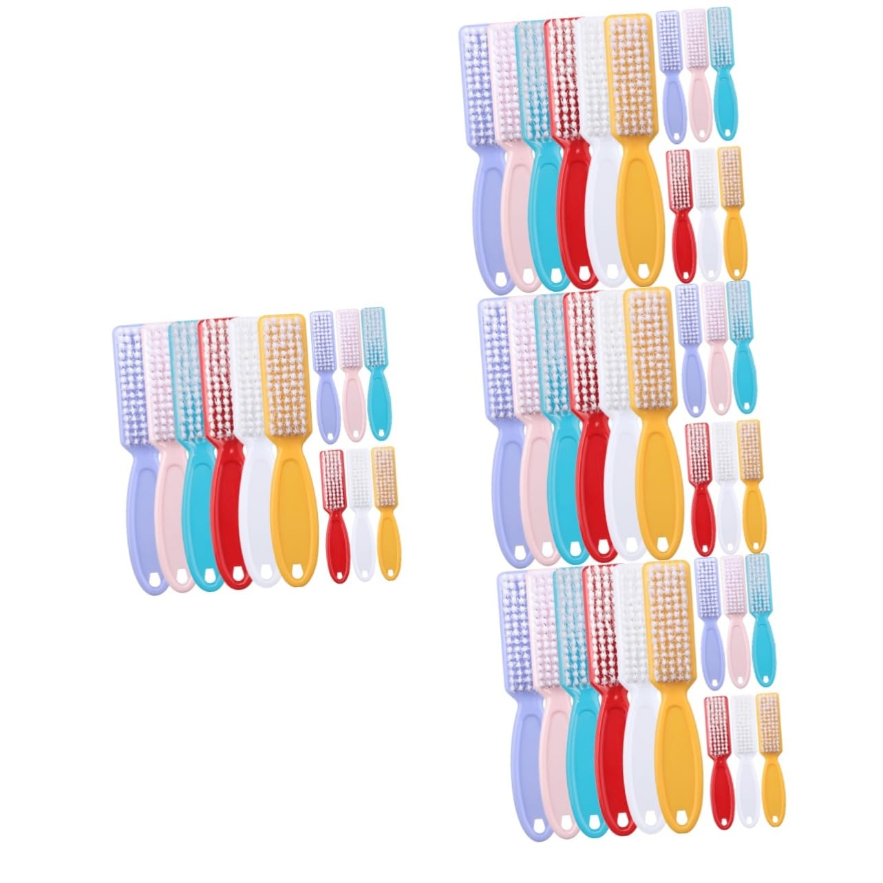 FRCOLOR 96 Pcs Nail Brush Cleaning Brush Hand Massage Brush Toes Manicure Tools Nail Cleaning Brush Nail Brush Cleaners Nail Cleaners Multi-functional Brush Household Supplies