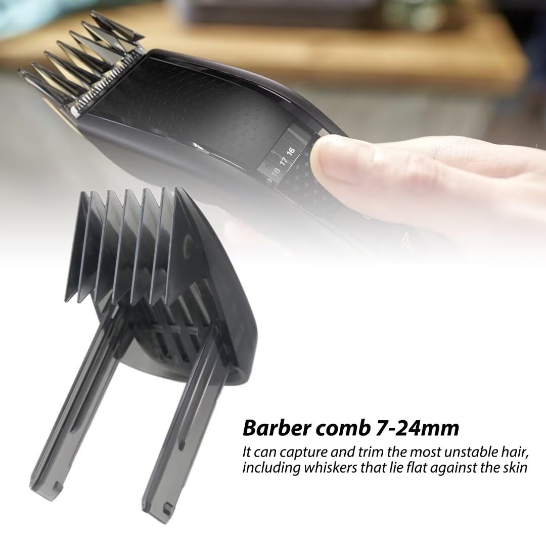 Hair Clipper Comb Replacement Fit for Philips HC9450 HC9490 HC9452 HC7460 Hair Trimmer 7-24mm