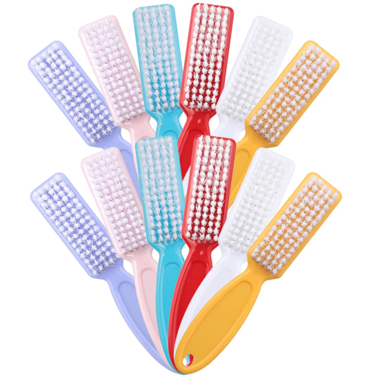 FRCOLOR 96 Pcs Nail Brush Cleaning Brush Hand Massage Brush Toes Manicure Tools Nail Cleaning Brush Nail Brush Cleaners Nail Cleaners Multi-functional Brush Household Supplies